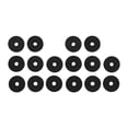 thumbnail image 2 of Cymbals Sleeves, Cymbal Replacement Accessories Plastic  For Drums Kit Black, 2 of 8
