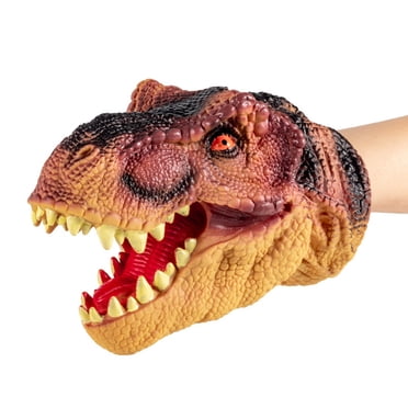 RXIRUCGD Toys Dinosaur Hand Puppet , Dinosaur Puppet Rubber | Lifelike Hand Puppet Toys | Halloween Decorations Toys Gifts For Kids And Adults