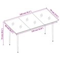 thumbnail image 4 of vidaXL 5 Piece Garden Dining Set Black, 4 of 4