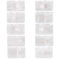 thumbnail image 1 of Miangastore 10pcs Binder Pockets 6-Hole Plastic Binder Folder Loose Leaf Bags for Files Documents, 1 of 9