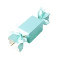 thumbnail image 2 of Suncoda Candy Casket, Red Striped Candy Box European Style Wedding Gift Packaging Flower Vase Shaped Paper Box Christmas Candy Box, 2 of 3