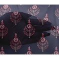 thumbnail image 4 of oneOone Viscose Chiffon Fabric Leaves & Floral Block Printed Craft Fabric BTY 42 Inch Wide, 4 of 4