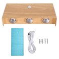 thumbnail image 2 of Modern Wall Sconces, Battery Operated LED Wall Light, Motion Sensor Magnetic Light Up Downlight, Bedside Sconce Wall Decor Light for Living Room Corridor Stairwell, 2 of 7