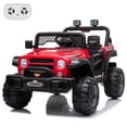 thumbnail image 1 of VOLTZ TOYS Jeep 12V Kids Ride On Car Toy with Open Doors, Working Searchlights, Parental Remote Control & LED Headlights - Red, 1 of 7