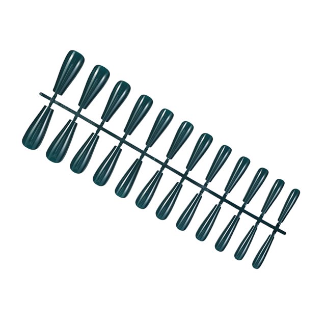 Xingzhi Ensemble de Faux Ongles Style Français Résistant aux Rayures Ongles Pressés Couverture Complète Amovible Ajustable Autocollants de Manucure Type 20