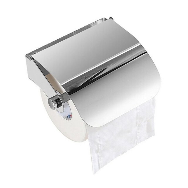 Toilet Tissue Roll Holder Paper Stand Dispensers Wall Mounted High Shine Finish