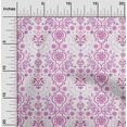 thumbnail image 2 of oneOone Rayon Purple Fabric Block Fabric For Sewing Printed Craft Fabric By The Yard 56 Inch Wide, 2 of 5