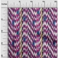 thumbnail image 1 of oneOone Cotton Poplin Fabric Stripe & Chevron Ikat Print Sewing Fabric BTY 56 Inch Wide, 1 of 4