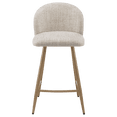 thumbnail image 2 of Bouclair Multi Fabric and Metal Bar Stool, 2 of 5