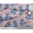 thumbnail image 2 of Soimoi Silk Fabric Anemone Floral Print Fabric by the Yard 42 Inch Wide, 2 of 3