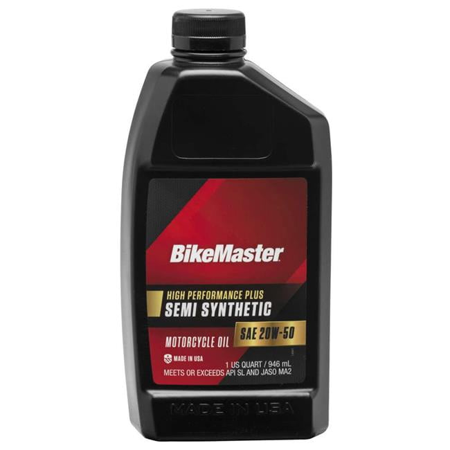 Bike Master 532319 1 qt. 20W50 Semi Synthetic Motorcycle Oil
