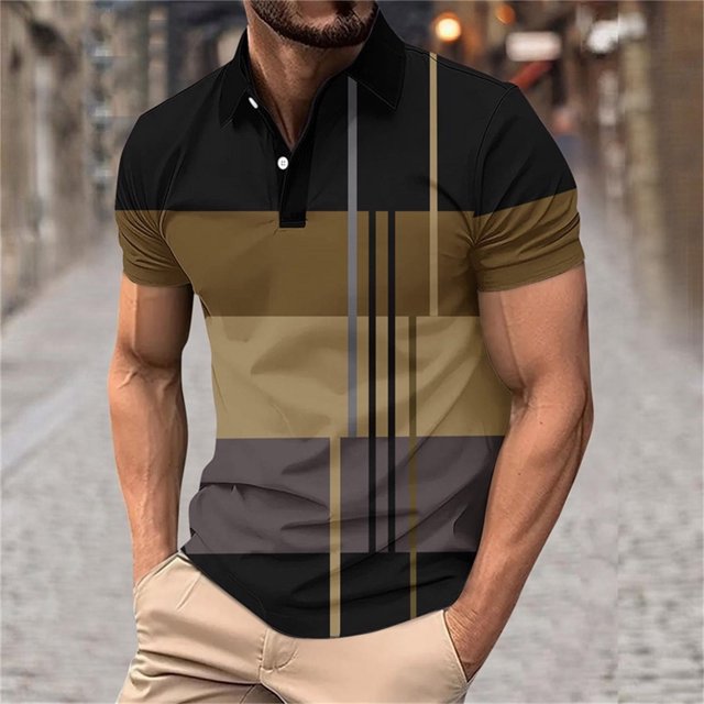 Weiqiqre T-Shirts Chemises pour Hommes T-Shirt à Manches Courtes à Blocs de Couleur Col Rond Chandail Décontracté Basique Chemises