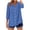 01 Bleu, variante sur Fewfanhot Hauts, T-Shirts et Chemisiers pour Femmes à Col en V, Chemises Boutonnées, Chic Décontracté, Sans Col, en Gaze, Chemisiers d'Été