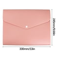thumbnail image 2 of New A4 Organ Bag 5 Folder Storage Bag Horizontal Portable Thickened File Bag, 2 of 3