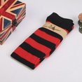 thumbnail image 5 of Womens Sheer Striped Thigh High Stockings Plus Size Over The Knee Socks, 5 of 5