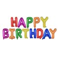 thumbnail image 1 of Happy Birthday Balloons Letters Self Inflating Happy Birthday Balloons Banner Bunting 16 Inch Letters Foil Happy Birthday Balloon Banner Happy Birthday Foil Balloon Letter Balloons 16 Inch, 1 of 8
