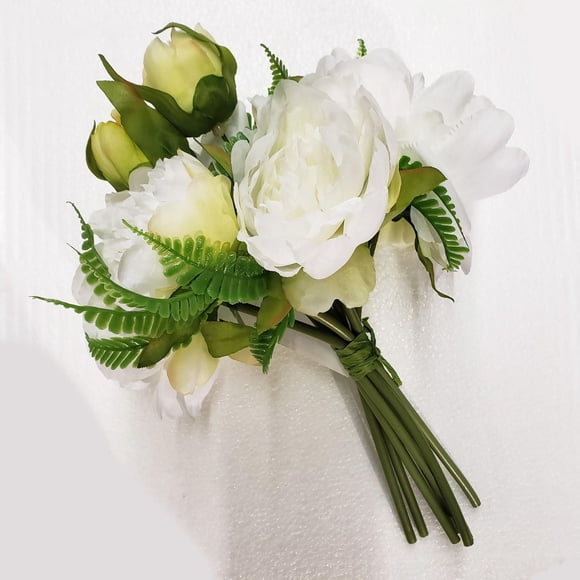 Bouquet de pivoine, blanc