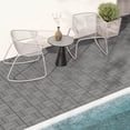 thumbnail image 4 of Costway 36 PCS Interlocking Deck Tiles 12" x 12" Waterproof All Weather Flooring Covering Grey, 4 of 9