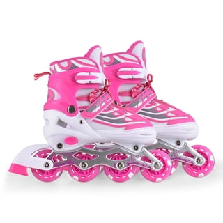 Patins à Roulettes Ajustables DUZSKJ – 4 Tailles – Roues Lumineuses – Débutants – Garçons Et Filles