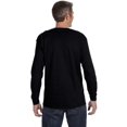 thumbnail image 4 of Jerzees T-Shirt à Manches Longues pour Hommes DRI-POWER Active, 2X, Orange Safty, 4 of 5