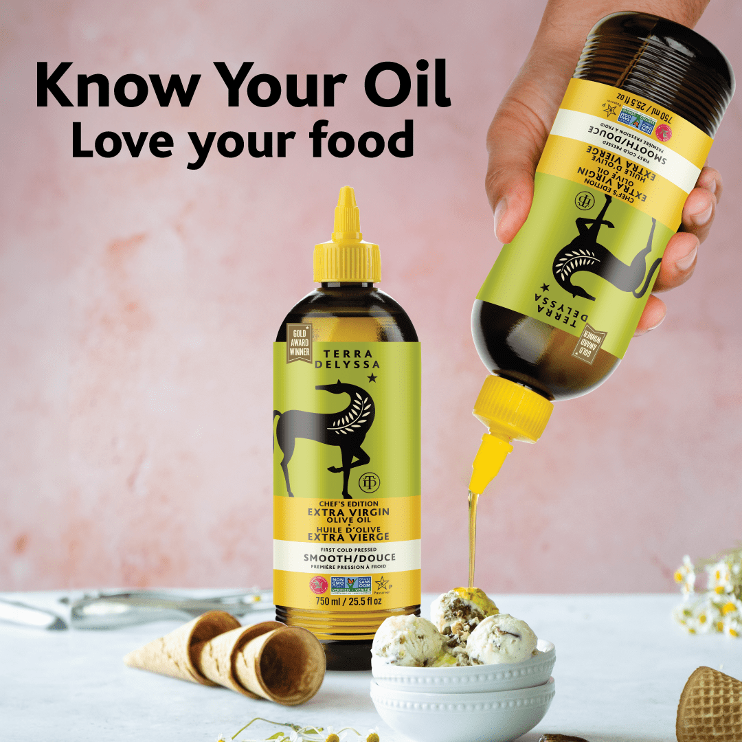 Terra Delyssa® Huile d'olive extra vierge bouteille à presser,contient des polyphénols, 750 ml