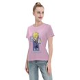 thumbnail image 4 of Women's Basic Short Sleeve T-Shirt Super Saiyan, 4 of 6