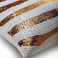 thumbnail image 2 of Pillow Cover, Decorative Pillow Covers, Decorative Pillow Covers 20x20 inch (50x50 cm) White, Silk Throw Pillow Covers, Handmade Pillow Covers, Modern, Abstract Pattern - Alchemy, 2 of 3