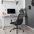 thumbnail image 3 of Costway Mesh Office Chair High Back Ergonomic Swivel Chair w/ Lumbar Support & Headrest, 3 of 9