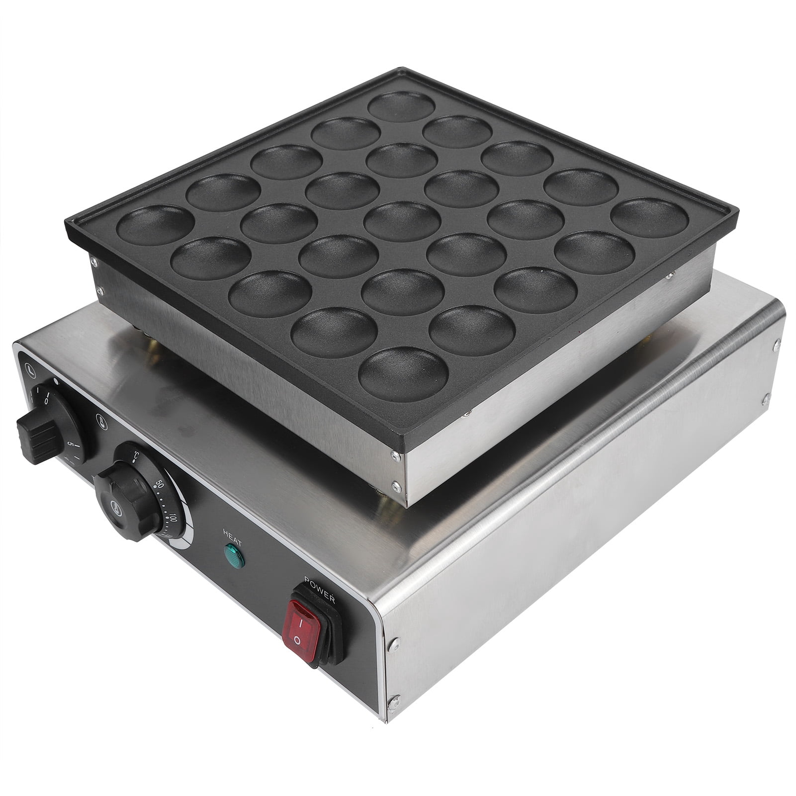 Muffin Maker, Food-grade Stainless Steel Rapid Heating 950W Waffle Machine, For Home Making Muffins, Waffles, Pancakes Restaurant Kitchen Appliance UK Plug 220V