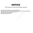 thumbnail image 2 of Transit Auto Front Wheel Bearing and Tie Rod End Kit for Car Chevrolet Colorado GMC Canyon Isuzu i-350 - Left Right Side (Driver Passenger) K7T-100328, 2 of 11