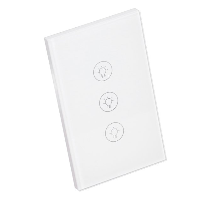 Interrupteur Lumineux Tactile, Interrupteur Lumineux Intelligent Application Interrupteur en Verre Trempé Interrupteur Lumineux Intelligent Conception Nouvelle Génération