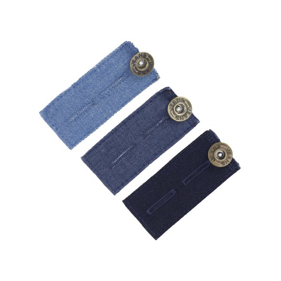 Denim Pant Extenders (3-Pack) for Jeans, Shorts, Skirts, and More from More of Me to Love