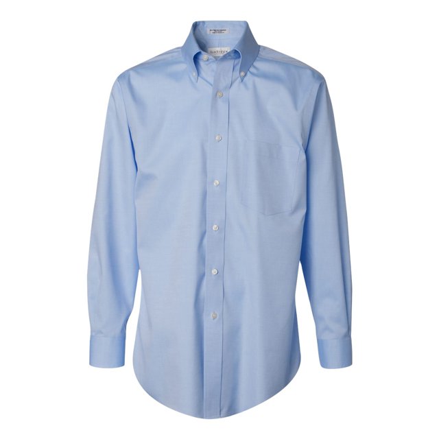 Chemise Oxford à Pointe Épinglée Sans Repassage, 3TG, Bleu Brume