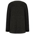 thumbnail image 4 of HKEJIAOI Plus Size Tops for Women Button Henley Shirt Black V-Neck Long Sleeve Tee Basic Ladies Loose Fit Tunic XL, 4 of 6