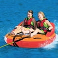 thumbnail image 2 of Gymax 2 Person Inflatable Towable Tubes for Boating Water Tubes for Boats to Pull, 2 of 10