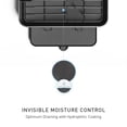 thumbnail image 4 of Simplehuman Compact Kitchen Dish Drying Rack, Fingerprint-Proof Stainless Steel Frame, Grey Plastic, 4 of 7