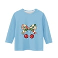 thumbnail image 3 of YUNAFFT Garçons et Filles T-Shirts à Imprimé de Noël 3-12 Ans Décontractés à Manches Courtes Extensibles Type Coton à Col Rond, 3 of 3