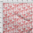 thumbnail image 3 of oneOone Tissu Velours Rouge à Fleurs Tissu pour Robe Tissu Imprimé au Mètre 58 Pouces de Large, 3 of 4