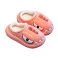 thumbnail image 1 of Girl's Slippers Ohufall Winter Children Add Plush Non-slip Keep Warm Home Slippers, 1 of 2