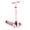 Rose, variante sur Yvolution Y Glider Kiwi / Trottinette à Trois Roues pour Enfants avec Roues à DEL pour Enfants de 3+ Ans (Rose2)
