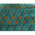 thumbnail image 4 of oneOone Georgette Viscose Fabric Leaves & Floral Block Fabric Prints By Yard 42 Inch Wide, 4 of 4