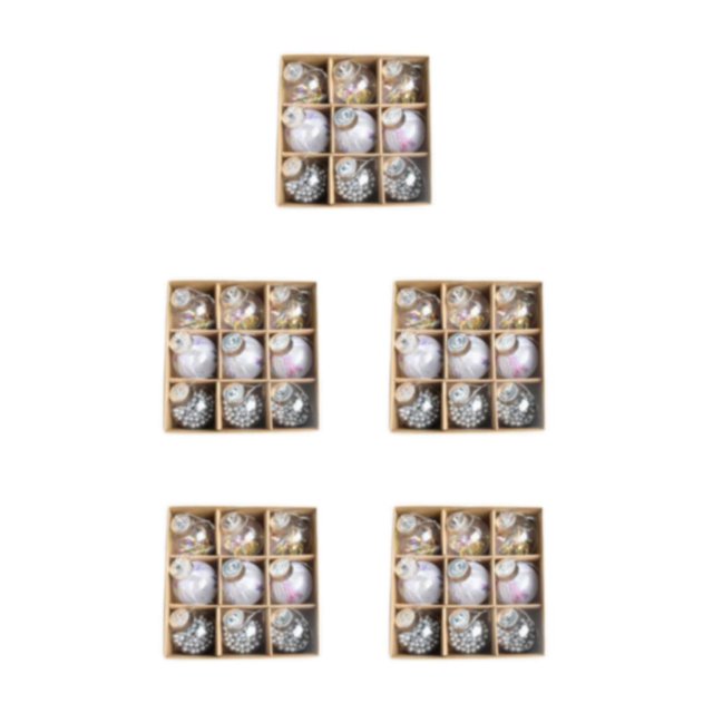 ZheElen Festive Decorations For Christmas Tree Spread Holiday Cheer Christmas Balls Decorations Christmas Decorations Home Decor B 5Set