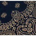 thumbnail image 2 of CTM® Bandana à Imprimé Cachemire Doré Métallique, 2 of 2