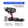 thumbnail image 2 of Rebar Tying Machine, 14.4V 4.0Ah Automatic Rebar Tier Binding Machine With 2 Battery Wire Pliers Electric Strapping Machine, 2 of 6