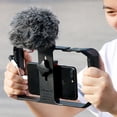 thumbnail image 2 of U Rig Pro Smartphone Video Rig Stabilizer Triple Cold Shoe Mount with 1/4inch Screw, 2 of 8