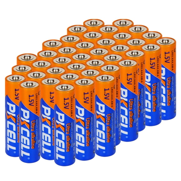 PKCELL AAA MN2400 LR03 LR3 E92 AM4 Batteries 1.5V Triple A Alkaline Battery for Keyboards Clocks Toys Remote Controls 40Pcs