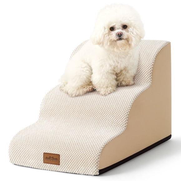 PetSafe Escaliers Courbés pour Chien – Rampe en Mousse pour Petits Animaux, Échelle Antidérapante pour Lit et Sofa avec Housse Imperméable