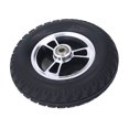 thumbnail image 3 of Jadeshay Roue de Fauteuil Roulant, moyeu en Acier allié de Roue en PU, Remplacement de Pneu antidérapant pour Chariot 7 Po, 3 of 8