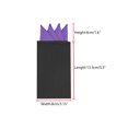 thumbnail image 3 of INSPIRE CHIC Men's Halloween Pocket Squares Pre Folded Triangles On Card Suit Handkerchief Purple One Size, 3 of 4