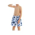 thumbnail image 4 of Father and Son Matching Leaves Print Swim Trunks/Boys Quick Dry Swimwear Bathing Suits, 4 of 7